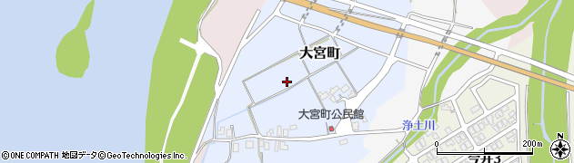新潟県長岡市大宮町周辺の地図