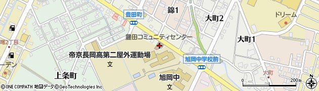 長岡市児童館・豊田児童クラブ周辺の地図