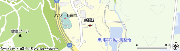 新潟県長岡市新陽周辺の地図