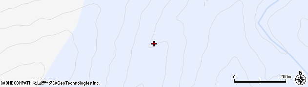 福島県金山町（大沼郡）西谷（深入）周辺の地図
