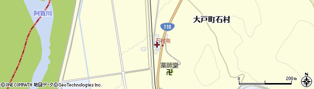 福島県会津若松市大戸町大字雨屋（甲）周辺の地図