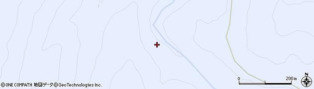 白沢川周辺の地図