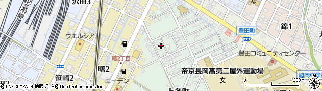 新潟県長岡市上条町182周辺の地図