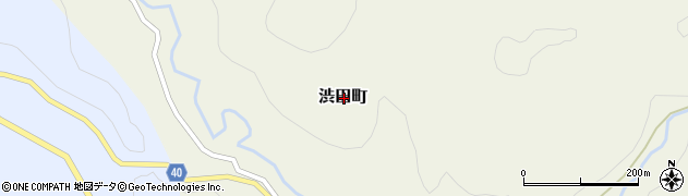 石川県輪島市渋田町周辺の地図