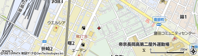 新潟県長岡市上条町213周辺の地図