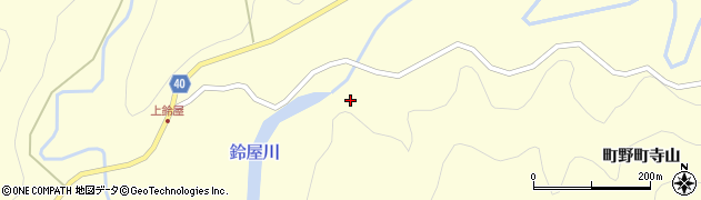 石川県輪島市町野町（鈴屋ト）周辺の地図