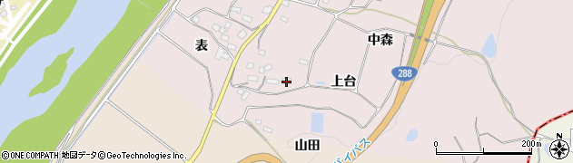 福島県郡山市富久山町堂坂（寺代）周辺の地図