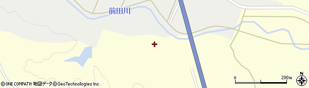 福島県双葉町（双葉郡）山田（木通沢）周辺の地図