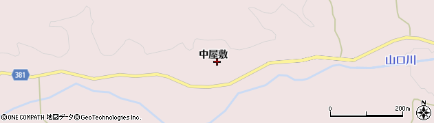 福島県田村市都路町古道（中屋敷）周辺の地図