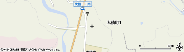 長岡市　大積児童館周辺の地図
