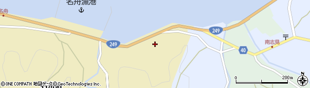 石川県輪島市名舟町（ヌ）周辺の地図