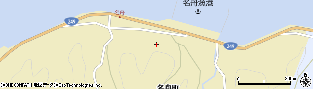 石川県輪島市名舟町（ト）周辺の地図