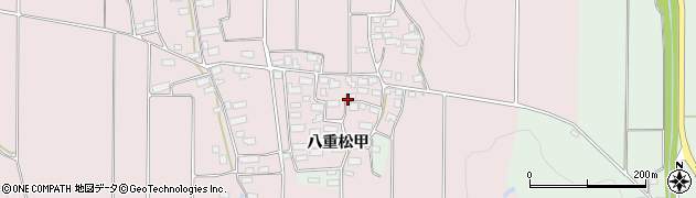 福島県会津美里町（大沼郡）福重岡（八重松甲）周辺の地図