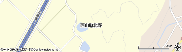 新潟県柏崎市西山町北野周辺の地図