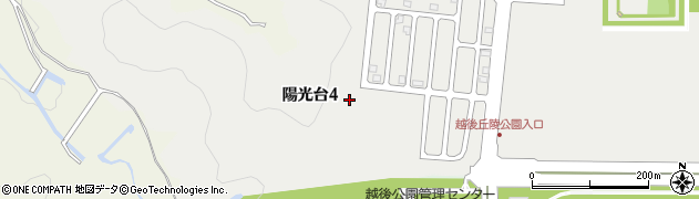 新潟県長岡市陽光台4丁目周辺の地図