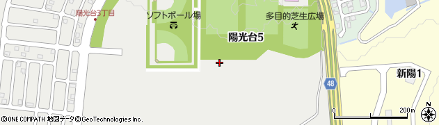 新潟県長岡市陽光台5丁目周辺の地図