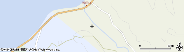 石川県輪島市渋田町（テ）周辺の地図