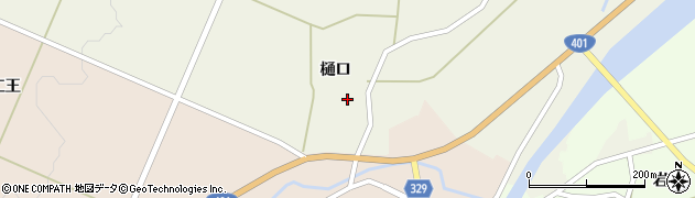 福島県会津美里町（大沼郡）松岸（樋口）周辺の地図
