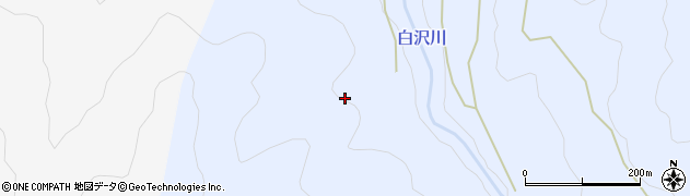 福島県大沼郡金山町西谷橋向周辺の地図