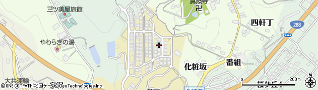 福島県田村郡三春町恵下越周辺の地図
