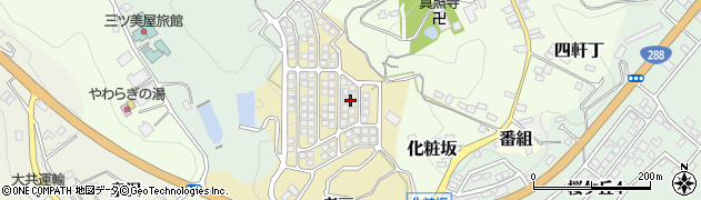 福島県三春町（田村郡）恵下越周辺の地図