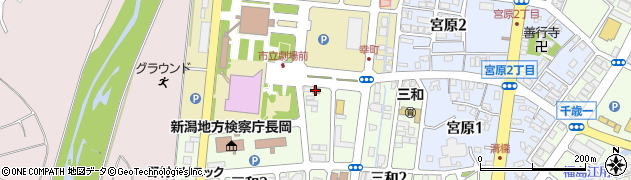 長岡三和郵便局 ＡＴＭ周辺の地図