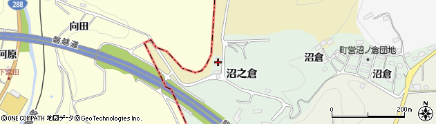 福島県田村郡三春町沼之倉59周辺の地図