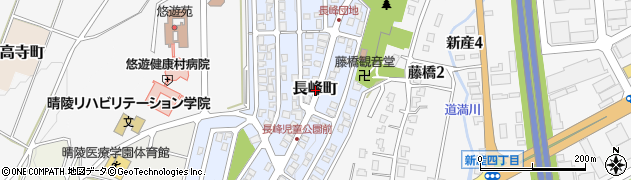 新潟県長岡市長峰町周辺の地図