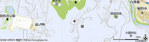 福島県田村市船引町船引（舘）周辺の地図