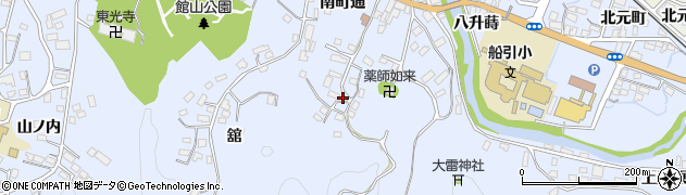福島県田村市船引町船引新房院56周辺の地図