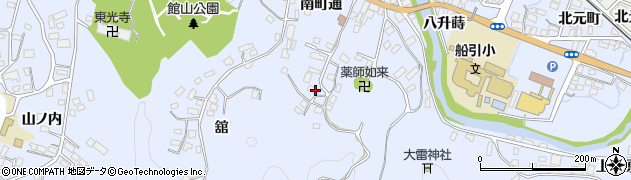 福島県田村市船引町船引新房院周辺の地図