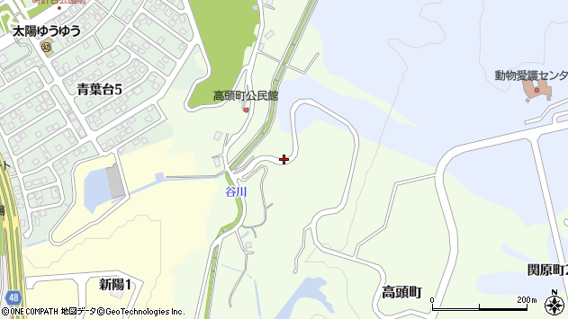 〒940-2144 新潟県長岡市高頭町の地図