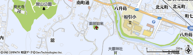 福島県田村市船引町船引新房院6周辺の地図
