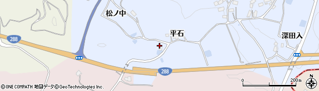 福島県郡山市西田町木村（松ノ中）周辺の地図