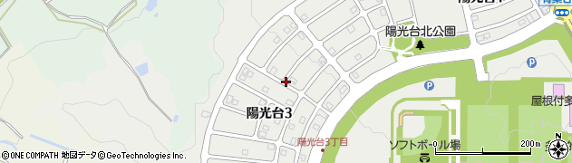 新潟県長岡市陽光台3丁目周辺の地図