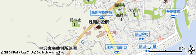 石川県珠洲市周辺の地図