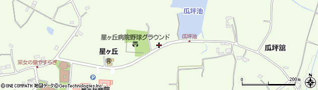 福島県郡山市片平町北大谷地周辺の地図