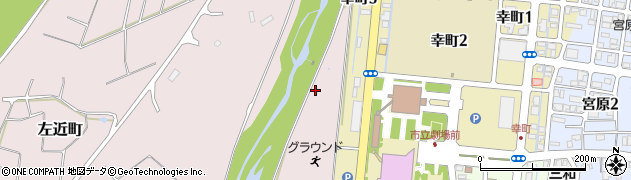 新潟県長岡市左近町周辺の地図