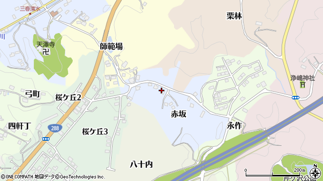 〒963-7753 福島県田村郡三春町師範場の地図