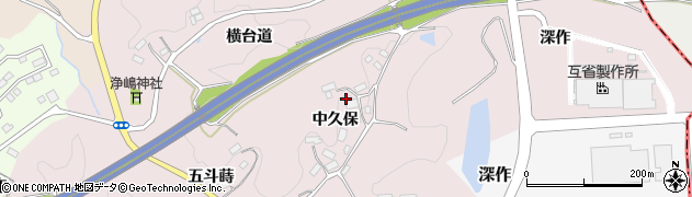 福島県田村郡三春町芹ケ沢中久保89周辺の地図