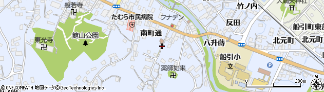 福島県田村市船引町船引（南町通）周辺の地図