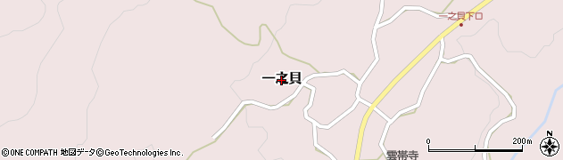 新潟県長岡市一之貝周辺の地図