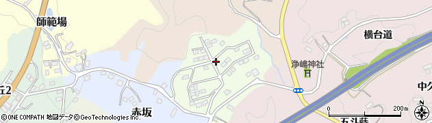 福島県田村郡三春町永作周辺の地図