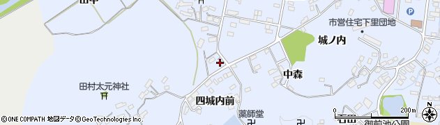 福島県田村市船引町船引（四城内前）周辺の地図