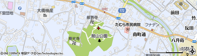 福島県田村市船引町船引周辺の地図