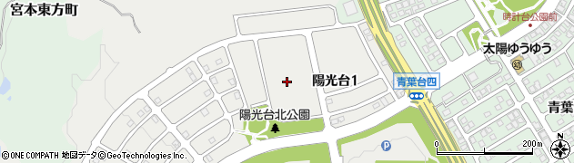 新潟県長岡市陽光台1丁目周辺の地図