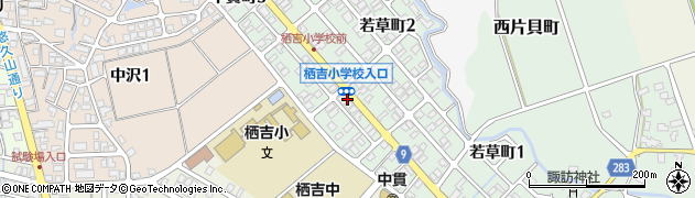 新潟県長岡市中貫町周辺の地図
