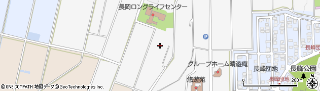 新潟県長岡市日越周辺の地図