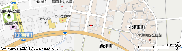 新潟県長岡市新産東町51周辺の地図