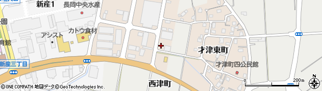 新潟県長岡市新産東町24周辺の地図